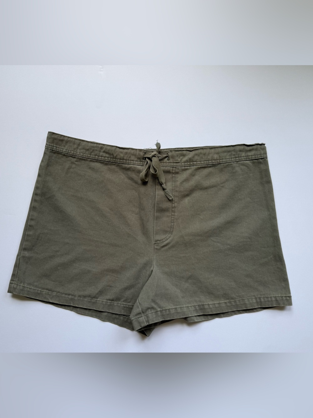 Vintage 90s A. Byer Olive Green Drawstring Women’s Shorts